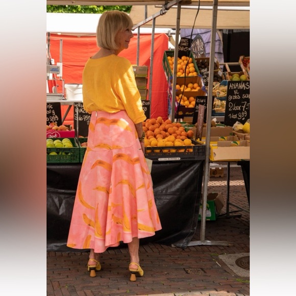 ZARA PRINTED MIDI SKIRT - Picture 8 of 15